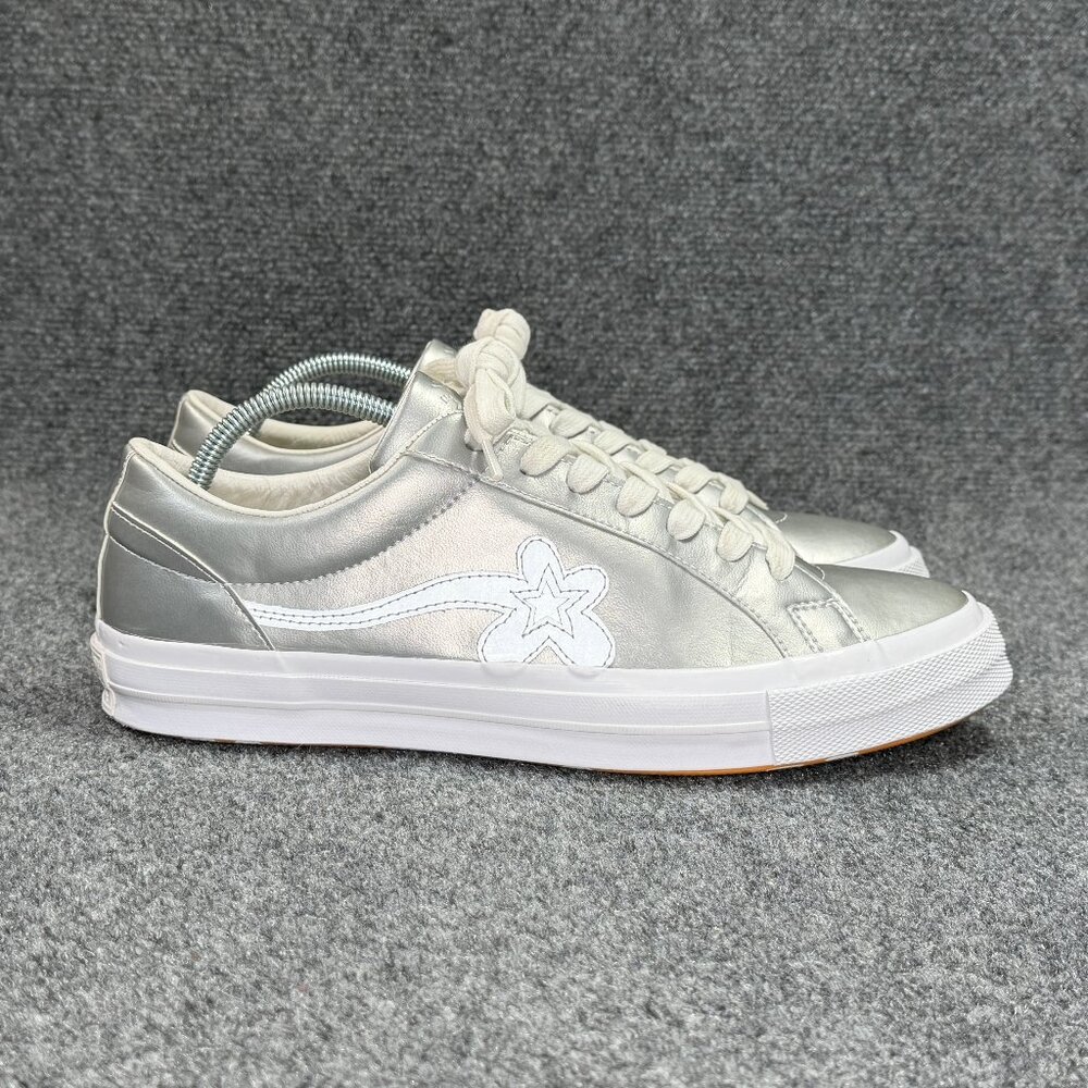 Converse Golf Le Fleur x One Star Ox 3M Sneakers Men's Size 12 Silver Reflective